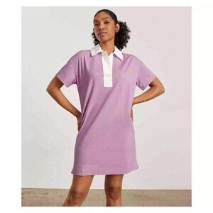 NWT Womens  Everlane The Organic Cotton Polo Dress in Lilac XS